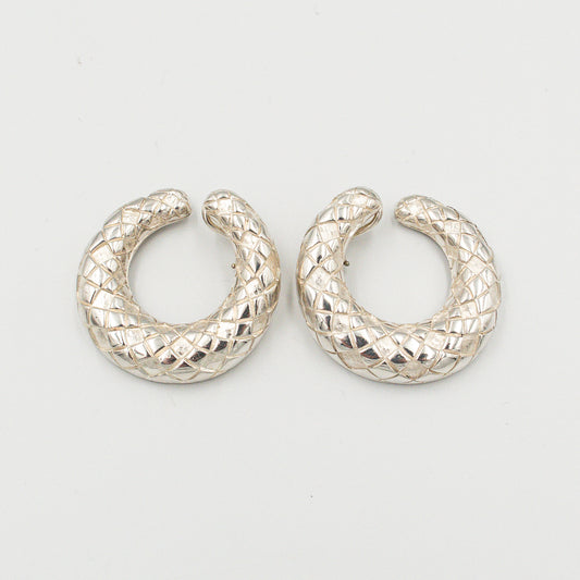 ティファニー テクスチャード フープ イヤリング