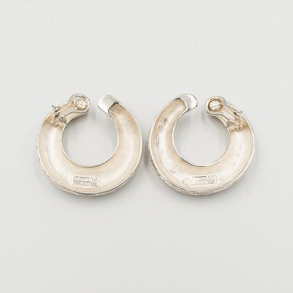 ティファニー テクスチャード フープ イヤリング