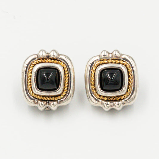 ティファニー オニキス コンビ イヤリング