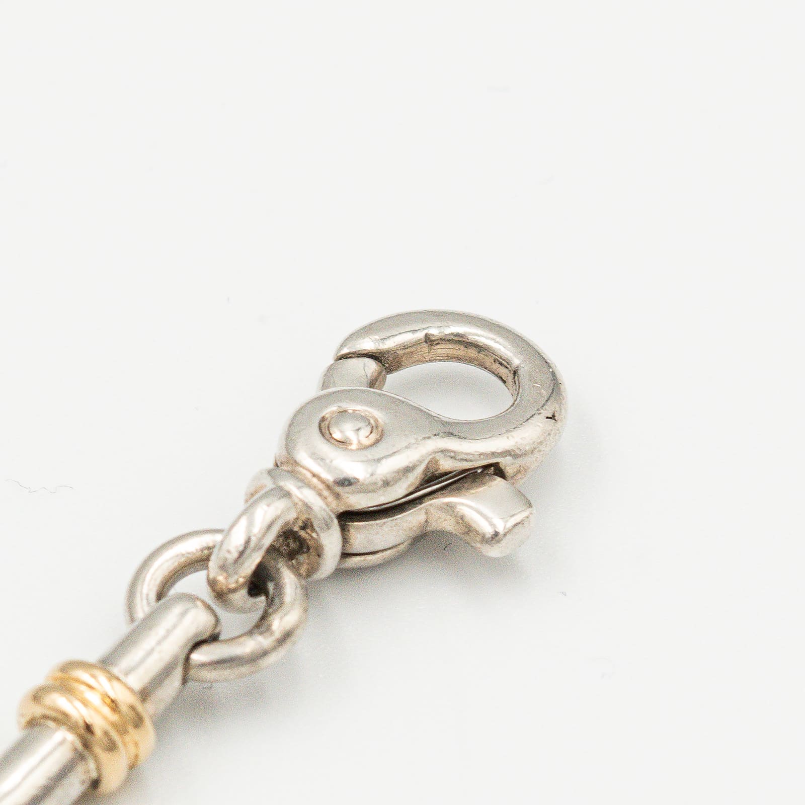 ヴィンテージ ティファニー ブライドル リンク ネックレス シルバー 18K コンビ 1990's
