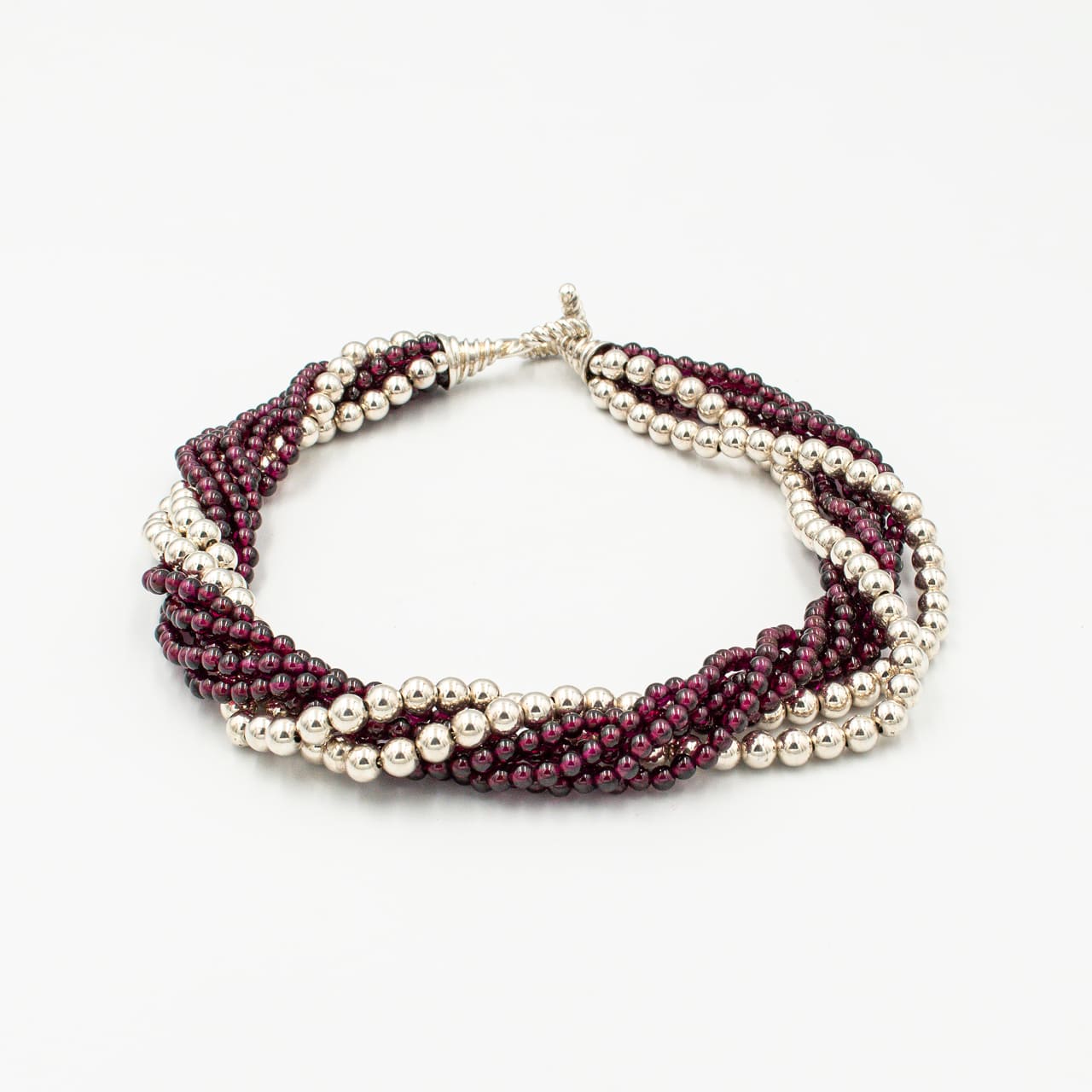 ティファニー ガーネット ビーズ トルサード ネックレス 1995