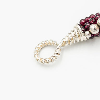 ティファニー ガーネット ビーズ トルサード ネックレス 1995