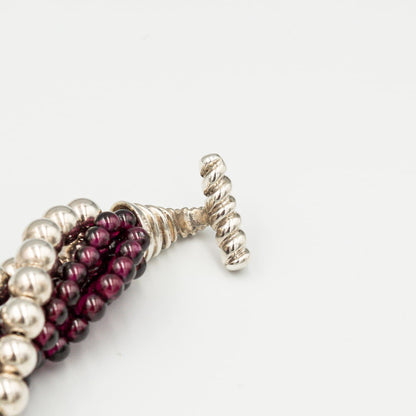 ティファニー ガーネット ビーズ トルサード ネックレス 1995