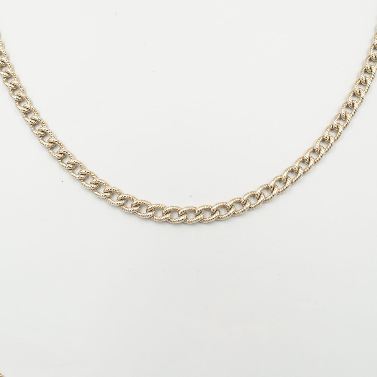 ティファニー パターンドリンク ツイストロープ ネックレス