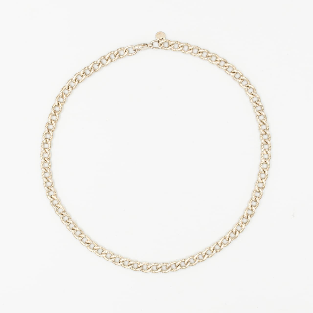 ティファニー パターンドリンク ツイストロープ ネックレス