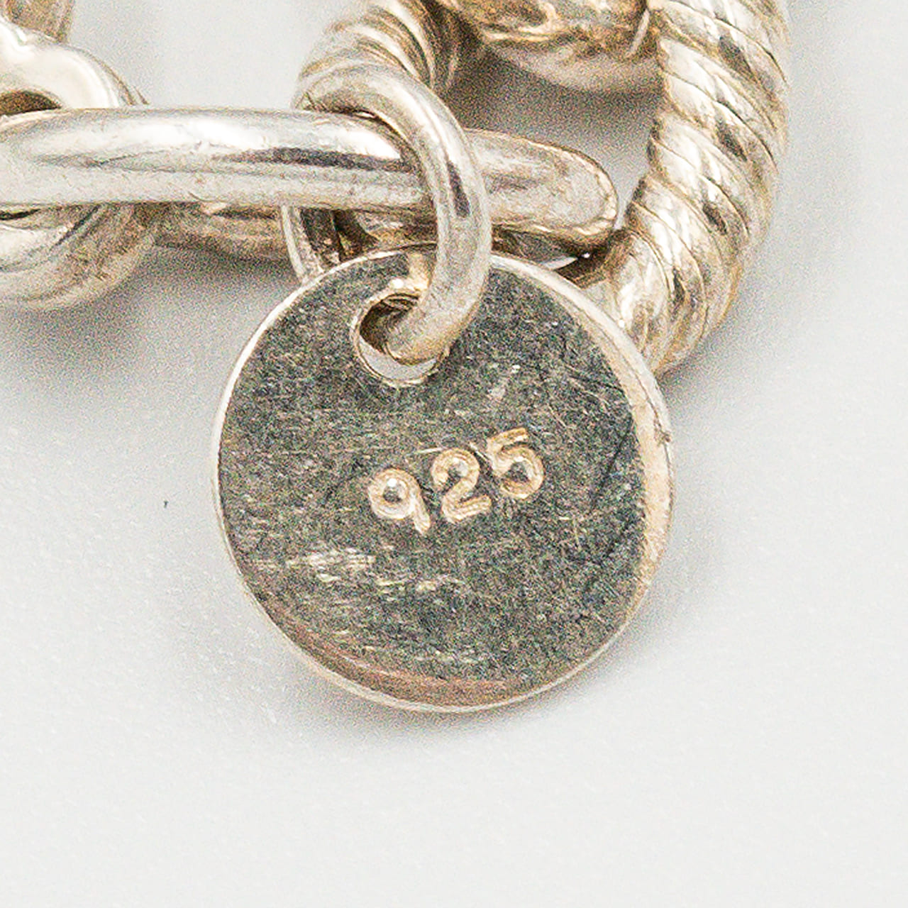 ティファニー パターンドリンク ツイストロープ ネックレス