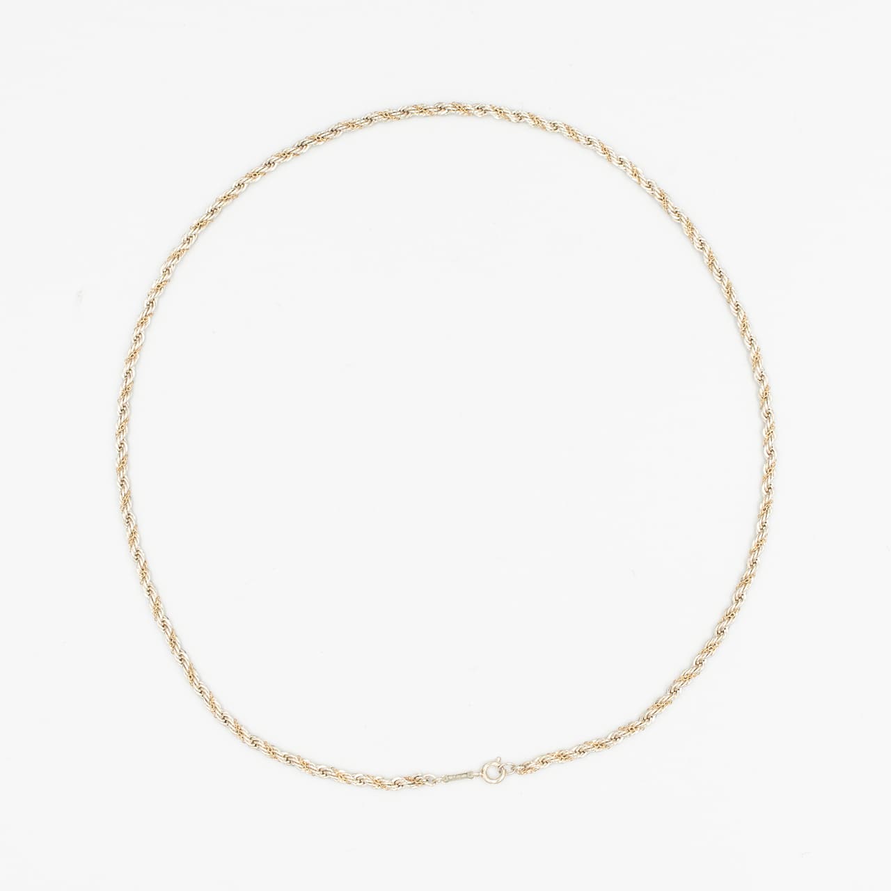 ティファニー シン ツイスト ロープ ネックレス 1990's