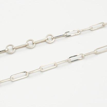 エルメス ケリー シェーヌ ネックレス 87.4cm シルバー