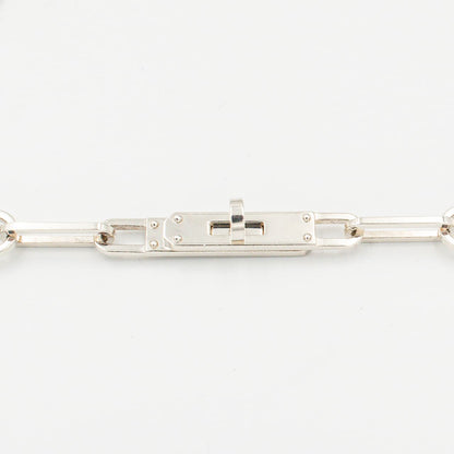 エルメス ケリー シェーヌ ネックレス 87.4cm シルバー