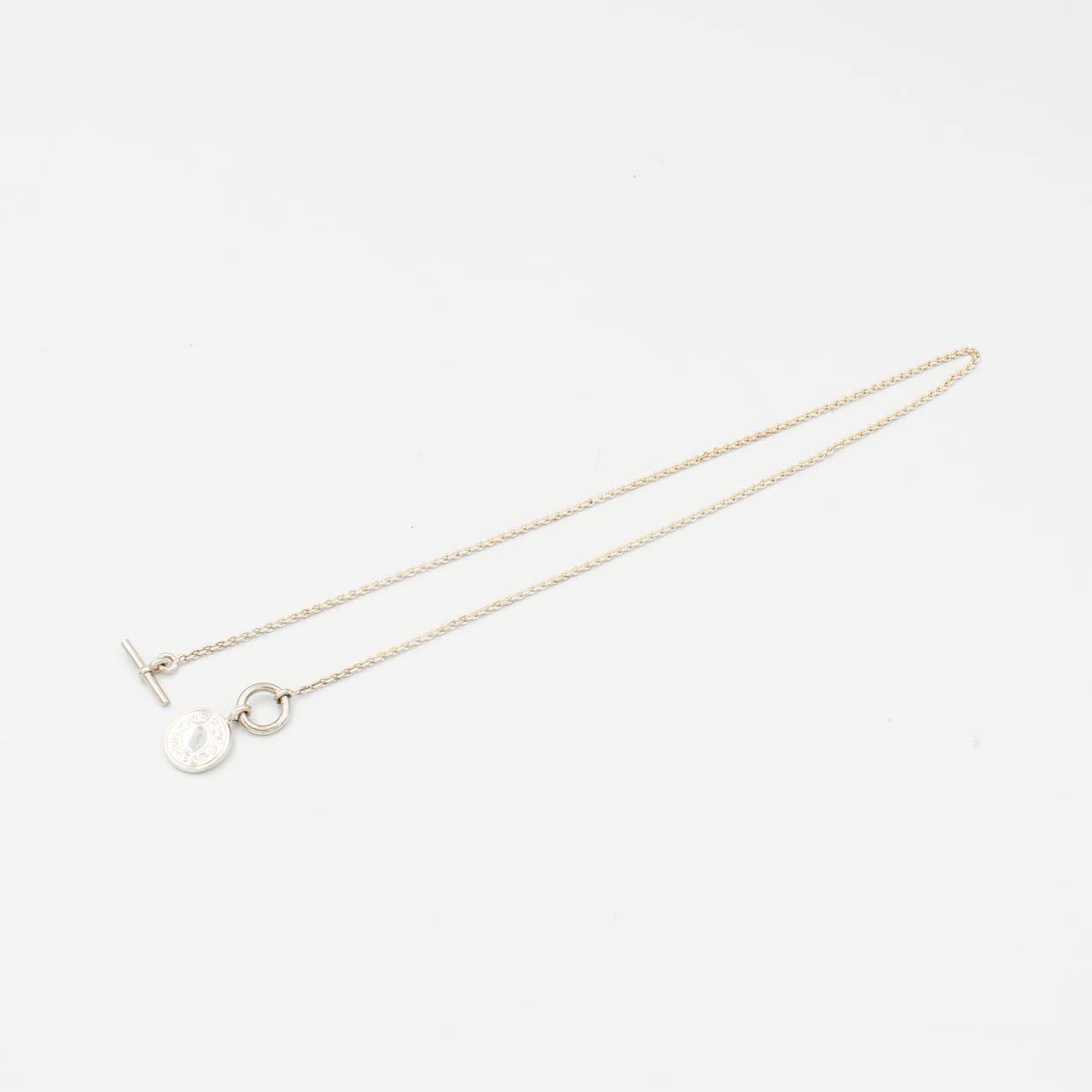 エルメス セリエ アミュレット ネックレス 42.4cm シルバー