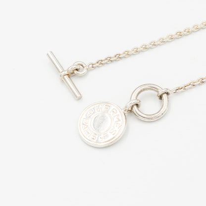 エルメス セリエ アミュレット ネックレス 42.4cm シルバー