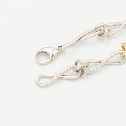 ティファニー パロマ・ピカソ インフィニティ X チェーン ネックレス 50.5cm シルバー 18K コンビ