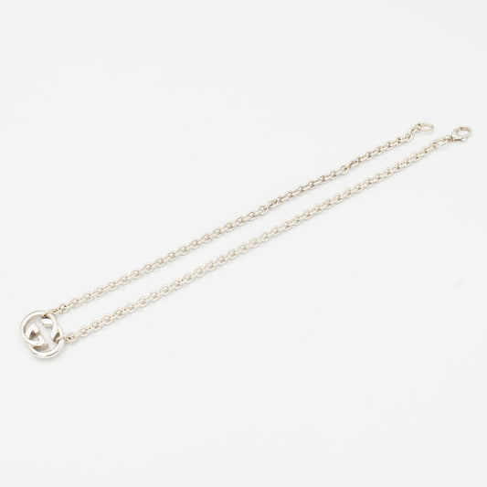 グッチ インターロッキングG ネックレス 45cm シルバー