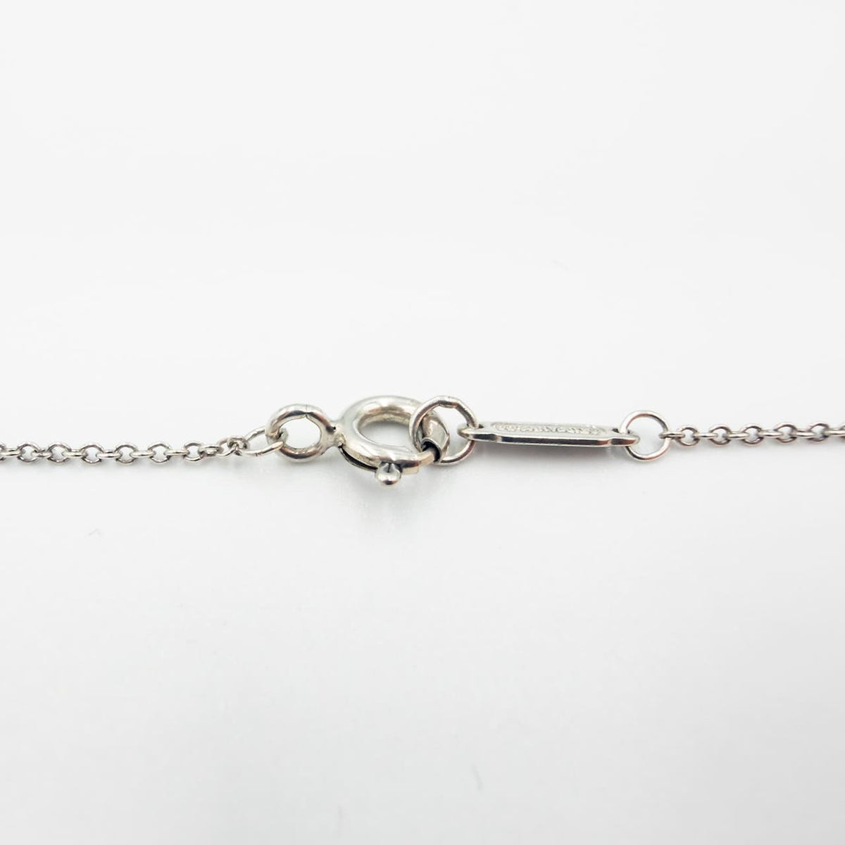 ティファニー リターン トゥ ダブル ハート タグ ネックレス 40.9cm シルバー 18K コンビ
