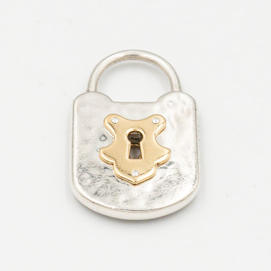 ティファニー カデナ パドロック ペンダントトップ シルバー 18K コンビ