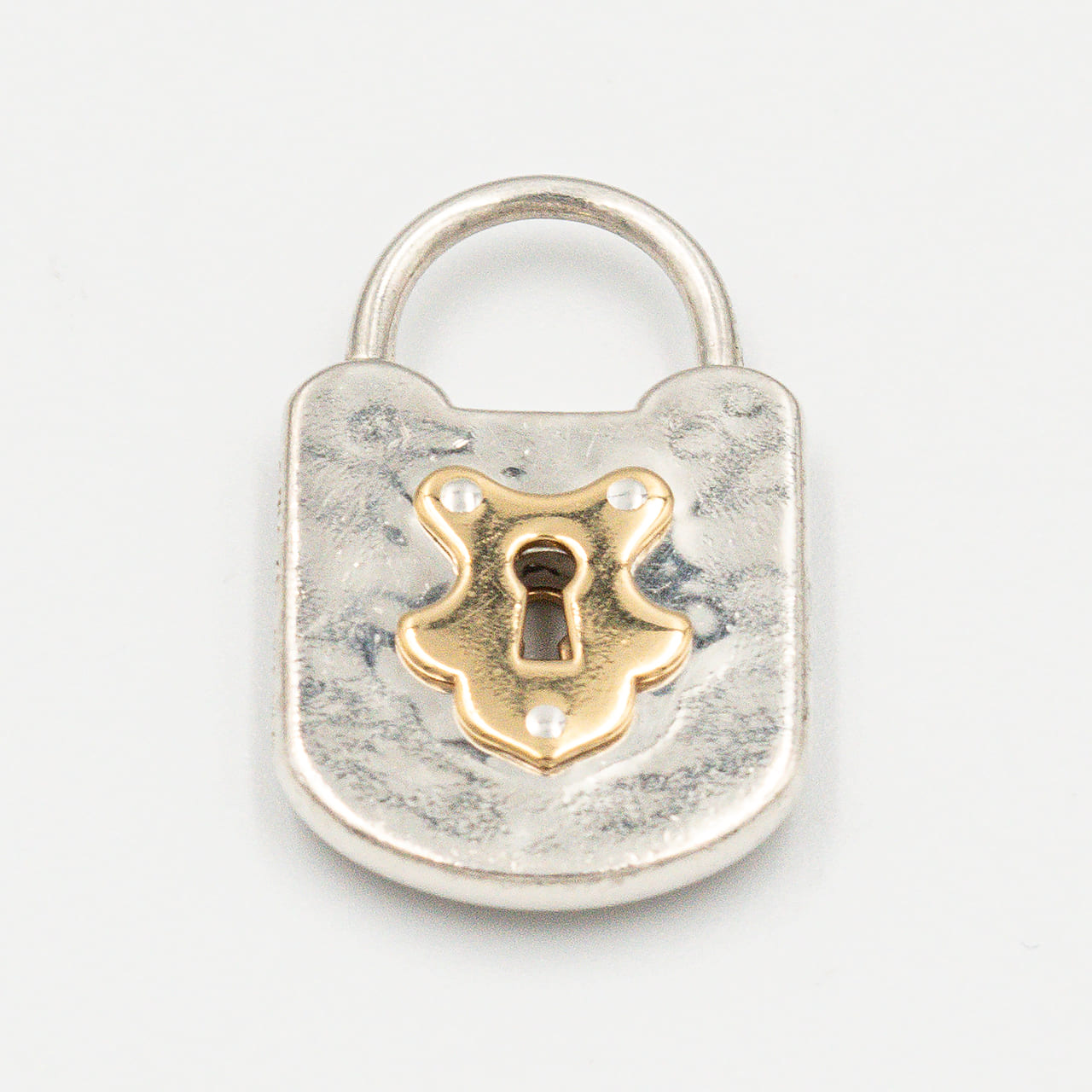 ティファニー カデナ パドロック ペンダントトップ シルバー 18K コンビ