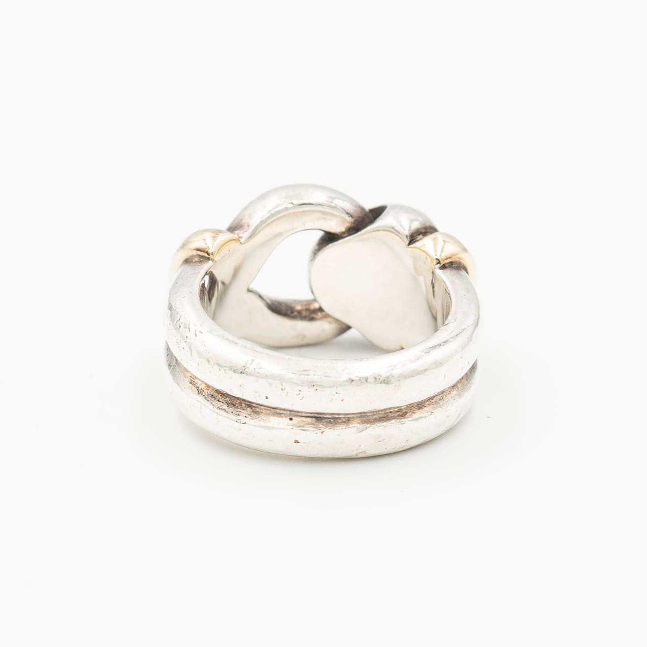 ティファニー バックル リング ワイドノット