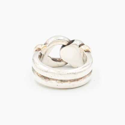 ティファニー バックル リング ワイドノット