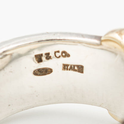 ティファニー バックル リング ワイドノット