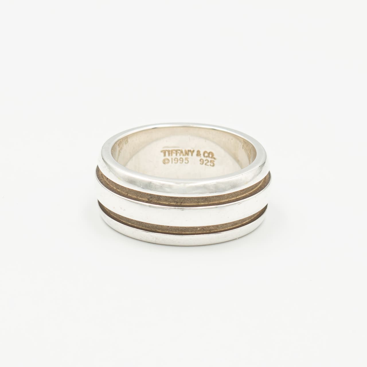 ティファニー アトラス リブド リング グルーブド ダブルライン