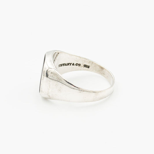 ティファニー オニキス シグネット リング