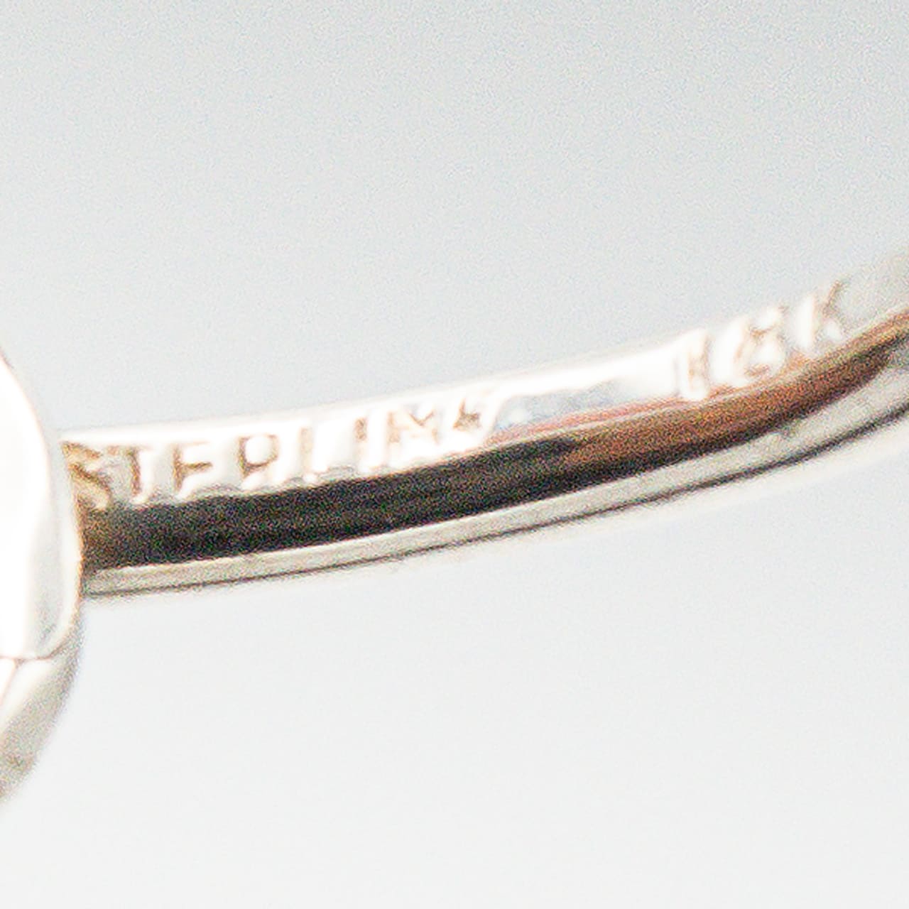 ヴィンテージ ティファニー ラブノット リング シルバー 18K コンビ 1990's 刻印