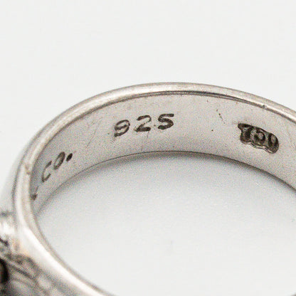ヴィンテージ ティファニー ボール ダングル リング シルバー 18K コンビ 1995 刻印