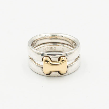 エルメス オランプ リング シルバー 18K コンビ