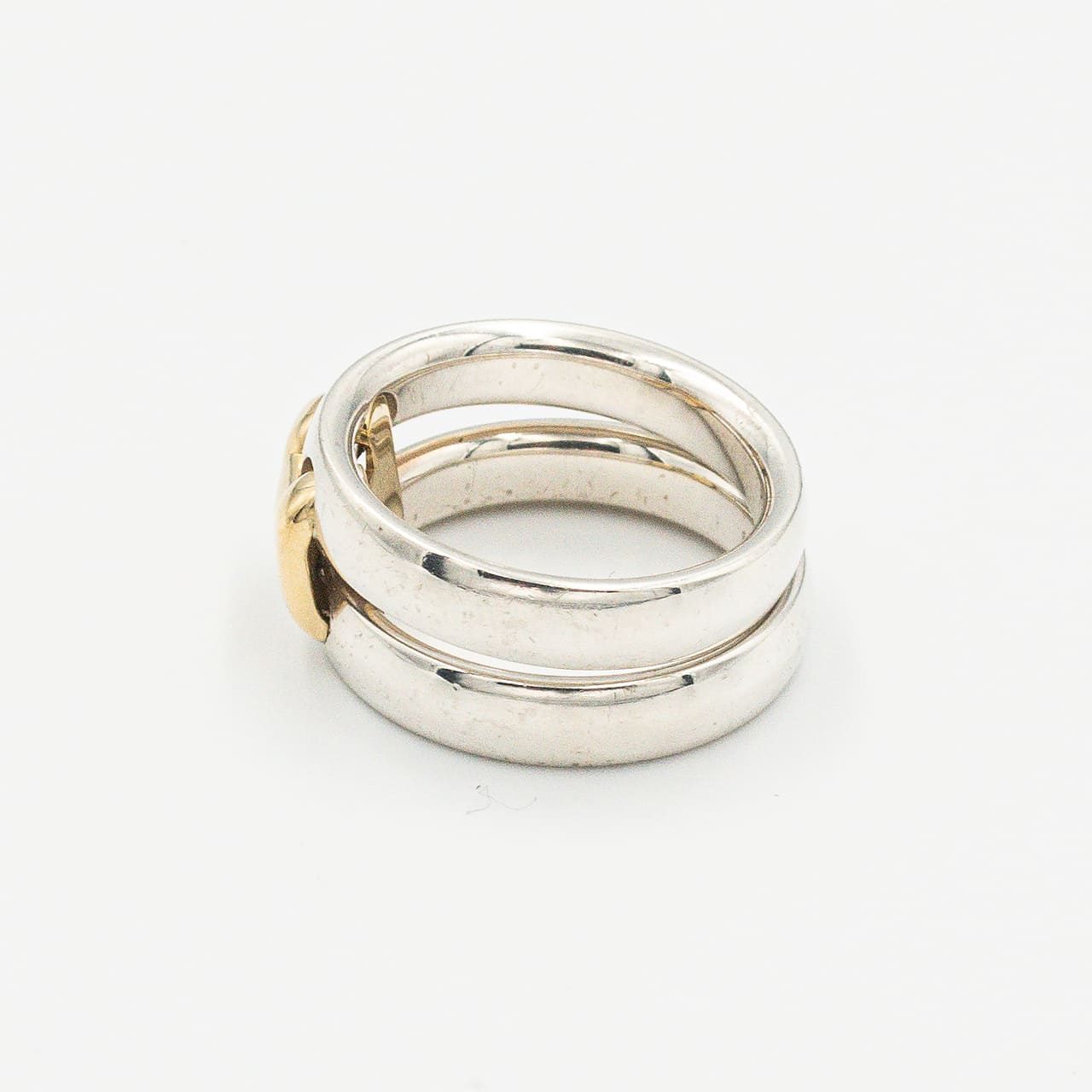 エルメス オランプ リング シルバー 18K コンビ