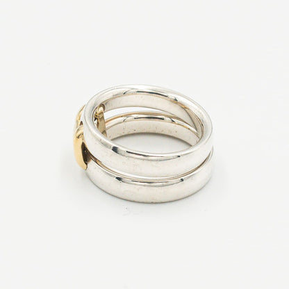 エルメス オランプ リング シルバー 18K コンビ