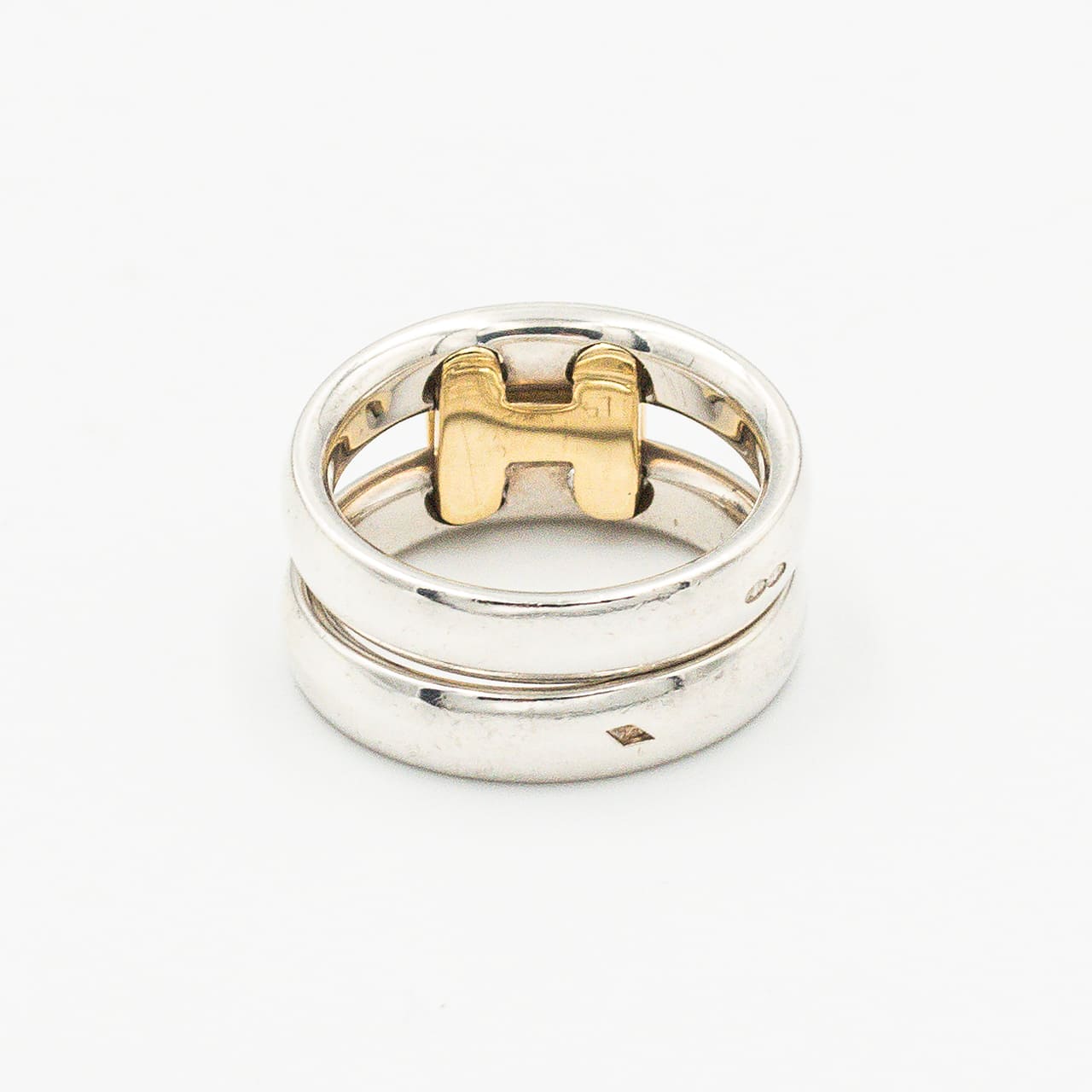 エルメス オランプ リング シルバー 18K コンビ