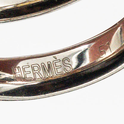エルメス オランプ リング シルバー 18K コンビ 刻印
