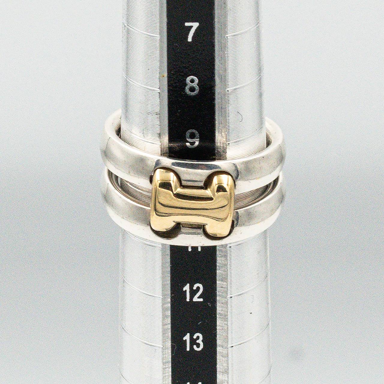エルメス オランプ リング シルバー 18K コンビ サイズ