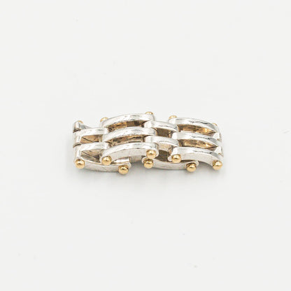 ティファニー ゲートリンク リング 13号 シルバー 18K コンビ