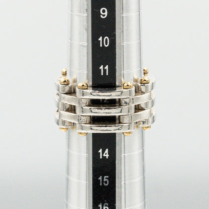 ティファニー ゲートリンク リング 13号 シルバー 18K コンビ