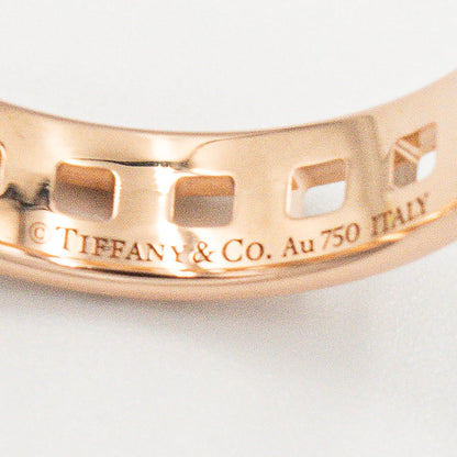 ティファニー Tトゥルー ワイド リング 21号 18K PG