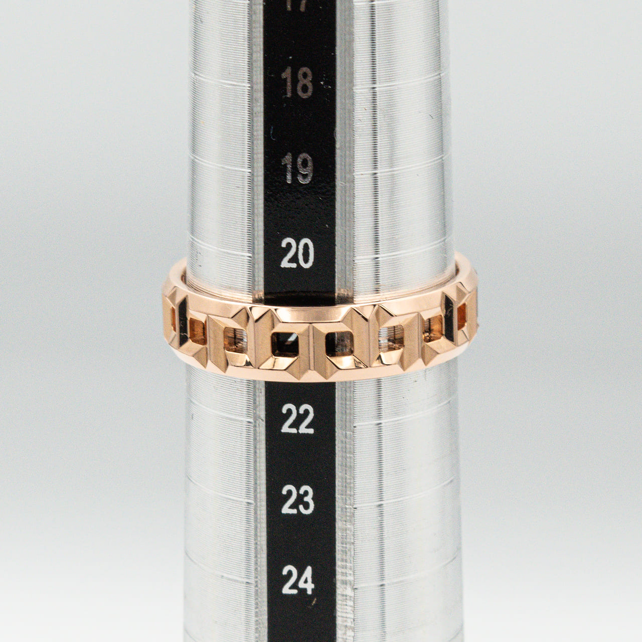 ティファニー Tトゥルー ワイド リング 21号 18K PG