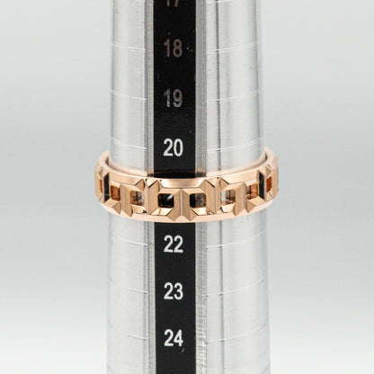 ティファニー Tトゥルー ワイド リング 21号 18K PG