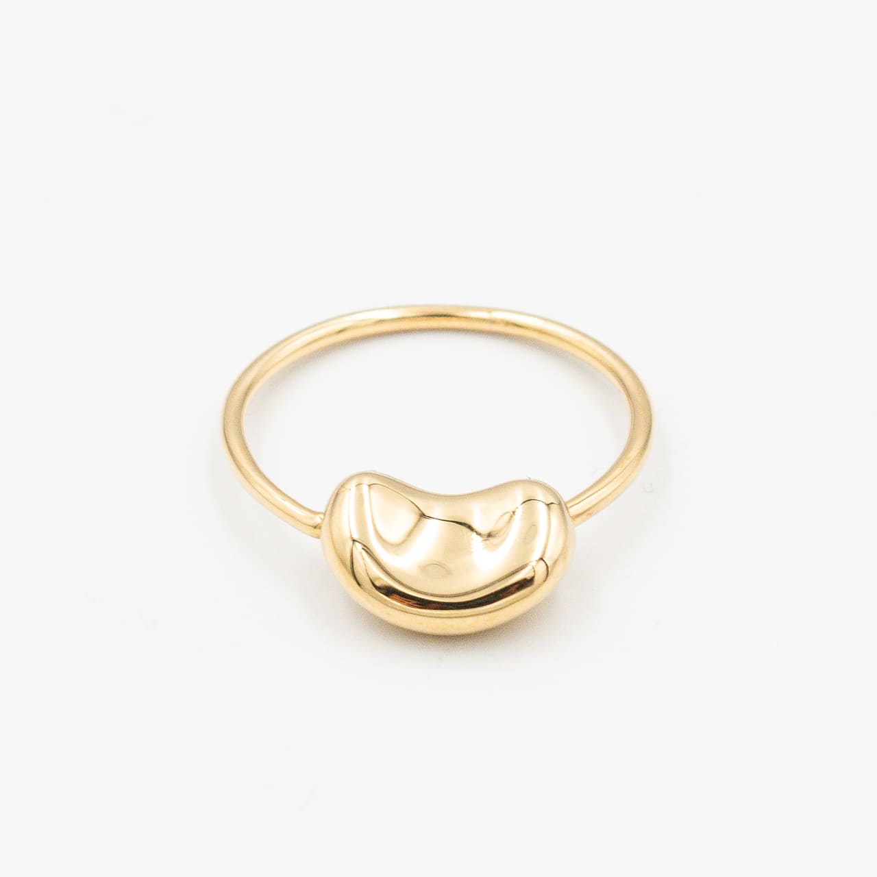 ティファニー エルサ・ぺレッティ ビーン リング 10号 18K YG