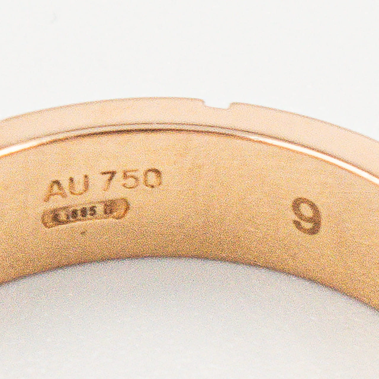 グッチ アイコン アモール リング 9号 18K PG
