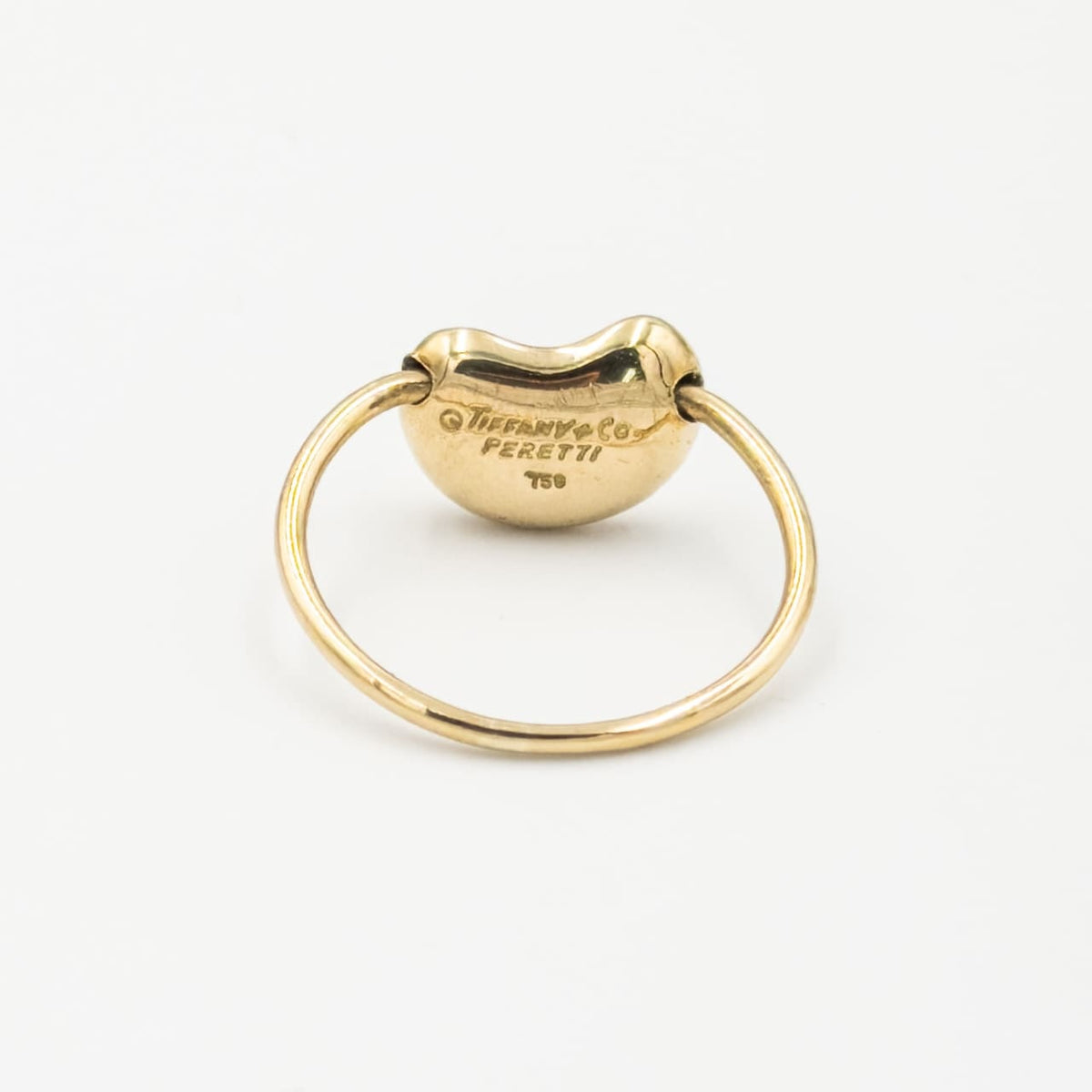 ティファニー エルサ・ぺレッティ ビーン リング 8号 18K YG