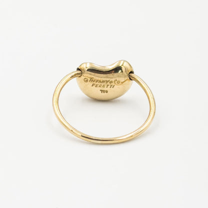 ティファニー エルサ・ぺレッティ ビーン リング 8号 18K YG